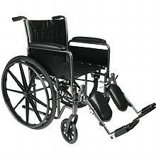 Стандартное кресло-коляска с подъемной опорой для ног